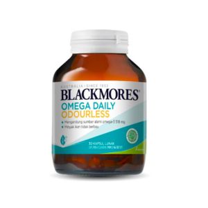 Blackmores Omega Daily Odourless Isi 30 Kapsul Lunak