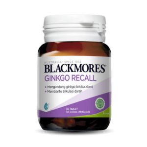 Gambar Blackmores Ginkgo Recall Botol 30