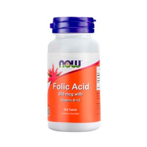 Now Folic Acid 800 mcg Botol 250 tablet