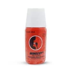 Gambar Minosep 0.2% Gargle 60 ml Merah