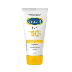 Gambar Cetaphil Hybrid Sunscreen SPF 50+ Light Gel Tube 50 ml