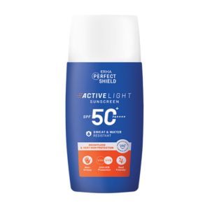 Gambar Erha Perfect Shield SunscreenSPF 50+ PA++++ Active Light Botol 50 ml