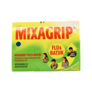 Gambar Mixagrip Flu & Batuk Strip 4 Tablet
