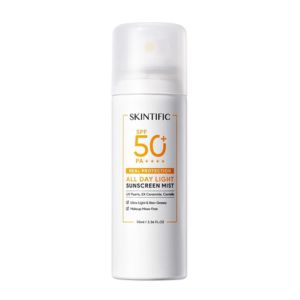 Gambar Skintific Sunscreen Mist All Day Light SPF50 PA++++ Botol 70 ml