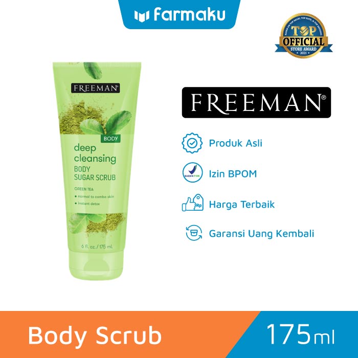 apotek_online_farmaku.com_freeman_body_scrub_deep_cleansing_green_tea_tube_175_ml