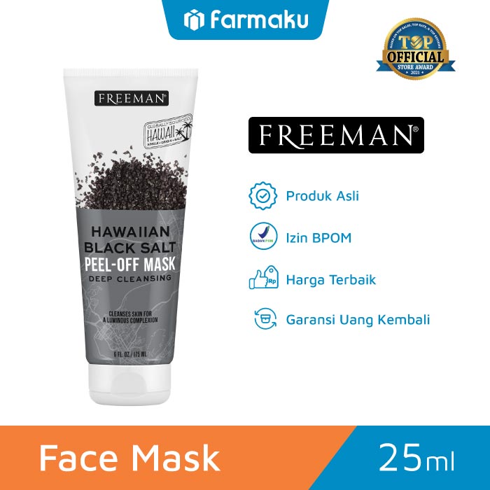 apotek_online_farmaku.com_freeman_face_mask_hawaiian_black_salt_peel_off_tube_175_ml