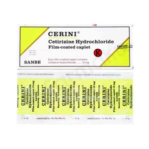 Gambar Cerini 10 mg Strip 10 Kaplet Salut Selaput