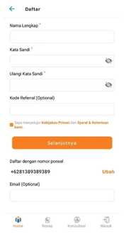 Form daftar member Farmaku