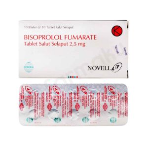 Gambar Bisoprolol 2.5 mg Novell
