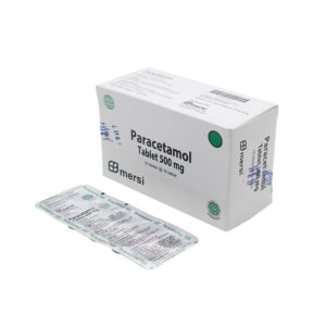 Gambar Paracetamol 500 mg Strip 10 Tablet MEF