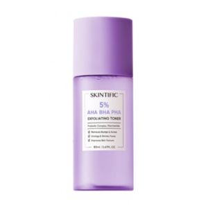 Gambar Skintific Toner Exfoliating 5% AHA BHA PHA Botol 80 ml