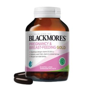 Gambar Blackmores Pregnancy & Breastfeeding Gold Improved Formula