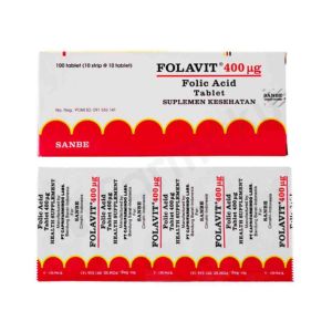 Gambar Folavit 400 mcg Strip 10 Tablet
