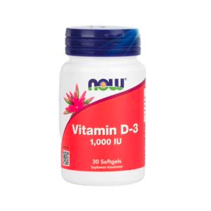 Now Vitamin D-3 1000IU Botol 30 Kapsul Lunak