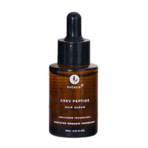 Gambar Eucalie Organic Serum Grev Peptide For Grey Hair Botol 30 ml