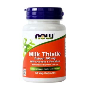 Gambar Now Sylmarin Milk Thistle 300 mg Botol 50