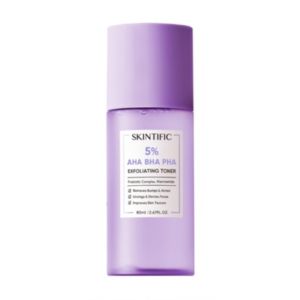 Gambar Skintific Toner Exfoliating 5% AHA BHA PHA Botol 80 ml
