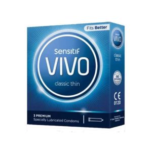 Gambar Vivo Sensitif Classic Thin Kondom Tipis 3S